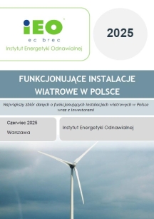Funkcjonujące Elektrownie i Farmy Wiatrowe w Polsce, czerwiec 2025