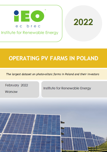 Operating Photovoltaic Farms in Poland 2022
