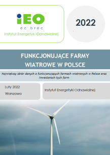 Funkcjonujące farmy wiatrowe  w Polsce 2022