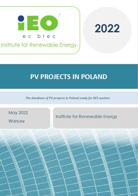 PV projects database, May 2022
