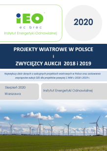 Projekty wiatrowe w Polsce i zwycięzcy aukcji z 2018 i 2019 - aktualizacja sierpień 2020