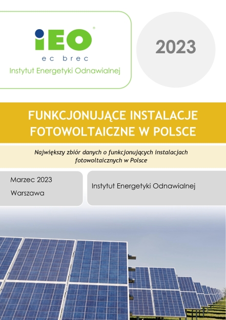 Funkcjonujące instalacje fotowoltaiczne w Polsce, marzec 2023